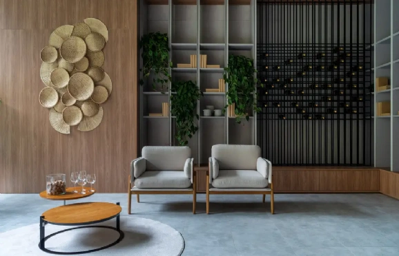 Plantas adicionam vitalidade e um toque de verde à decoração, além de melhorarem a qualidade do ar.