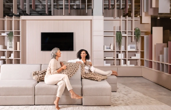 A sala de estar é onde dividimos momentos com familiares e amigos.